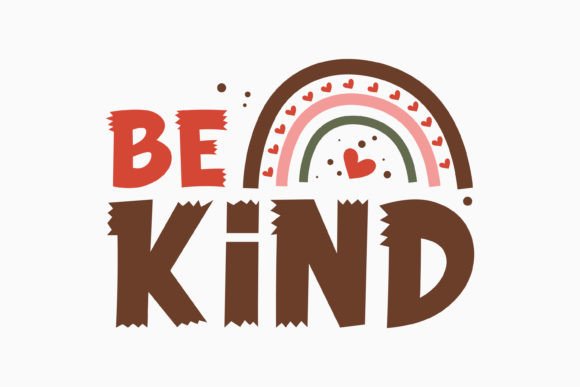 Be Kind Retro Boho SVG Design Boho