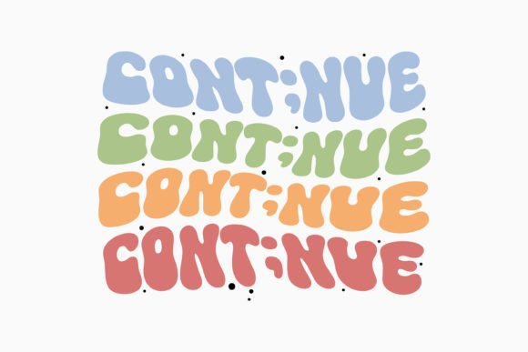 Cont nue Retro Mental Health SVG