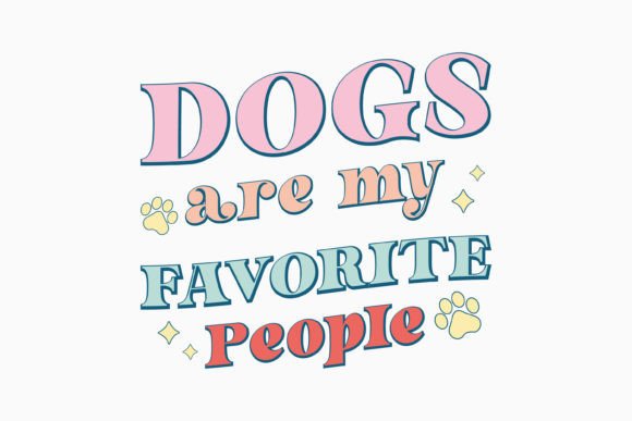 Dogs Are My Retro Dog Quote Svg Design