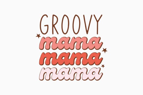 Groovy Mama Embroidery Design