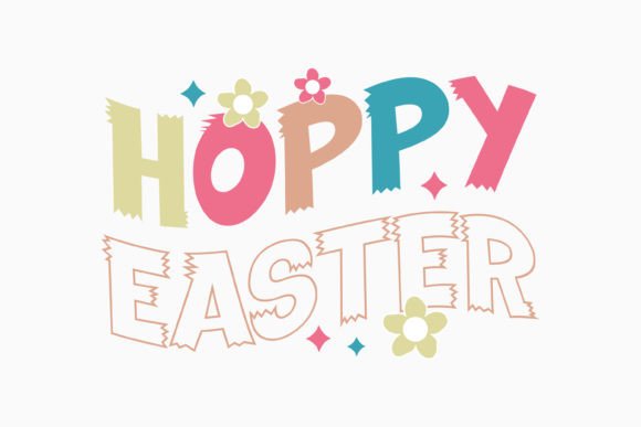Hoppy Easter Retro Easter Quotes Svg