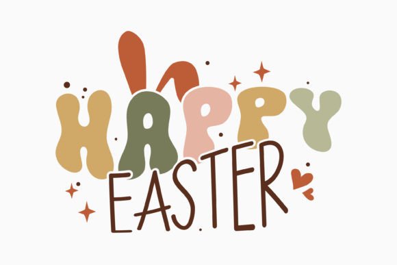 Retro Easter SVG Design