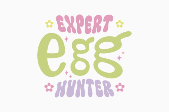 Retro Easter SVG Expert Egg Hunter