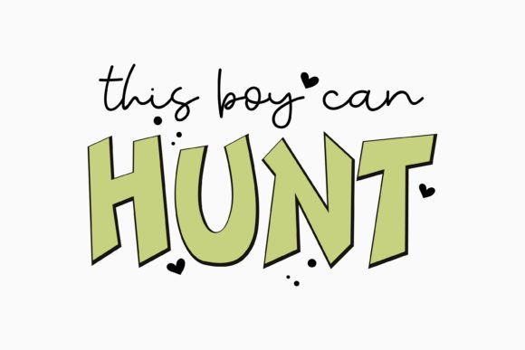 Retro Easter SVG This Boy Can Hunt