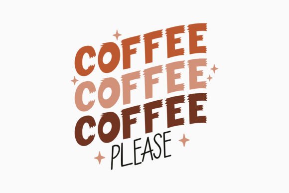 Retro Positive Quotes Flower SVG Coffee