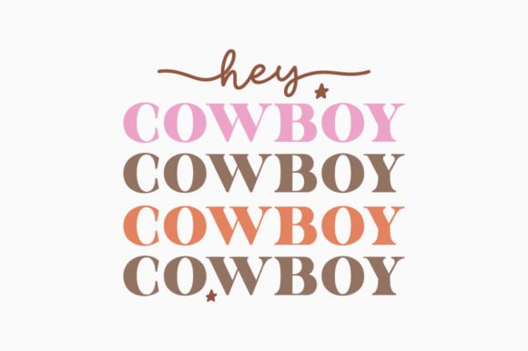 Retro Western Cowboy Quote SVG Design