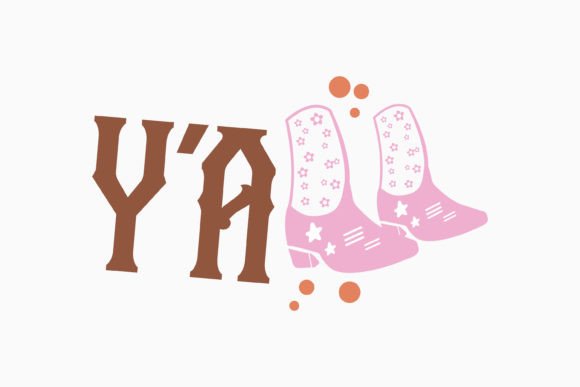 Y all Western Retro Western Quote SVG